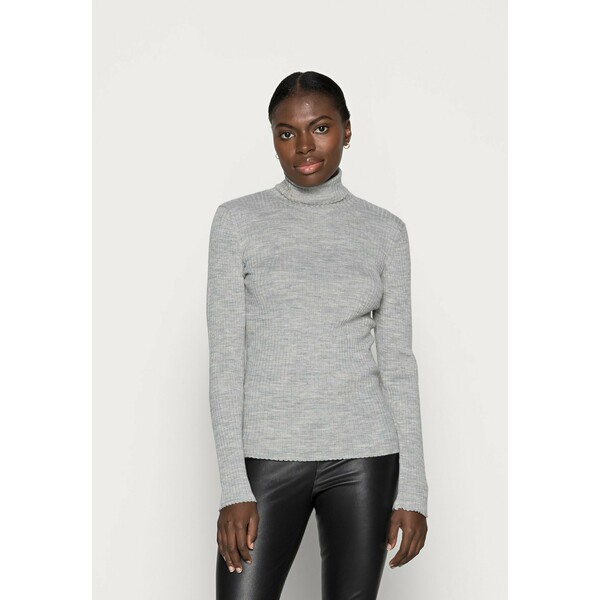 Selected Femme Sweter light grey melange SE521I0HN