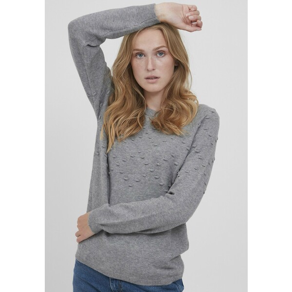 b.young NINA Sweter grey BY221I079