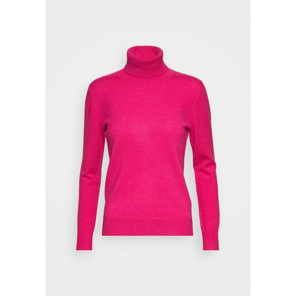 pure cashmere TURTLENECK Sweter hot pink PUG21I003