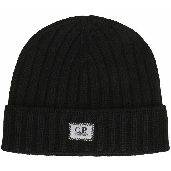CP Company Wełniana czapka C.P. Company ACCESSORIES KNIT CAP 11CMAC120A005509A-999