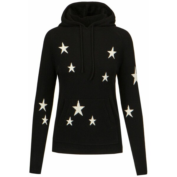 Chinti and Parker Sweter CHINTI &amp; PARKER STAR HOODIE CP1120-black-cream