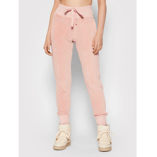 Deha Spodnie dresowe B54106 Różowy Regular Fit