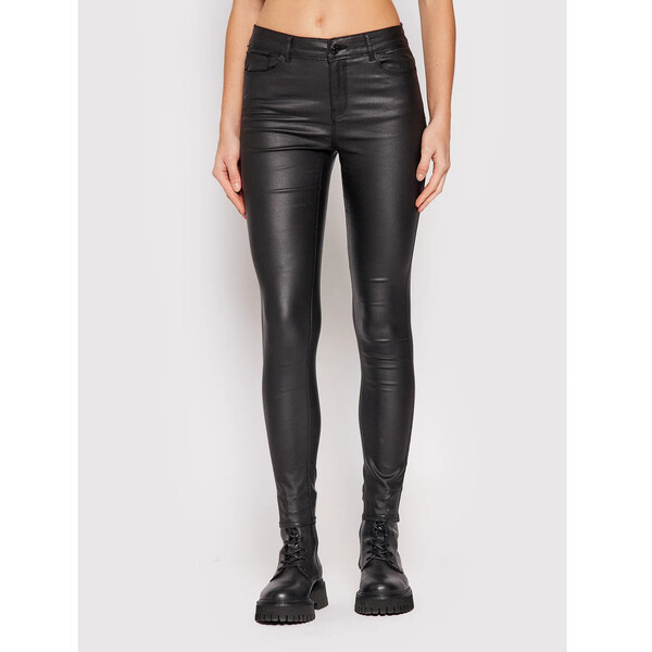 Vero Moda Spodnie materiałowe Seven 10138972 Czarny Slim Fit