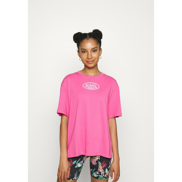 Von Dutch ARI T-shirt z nadrukiem pink VD121D006