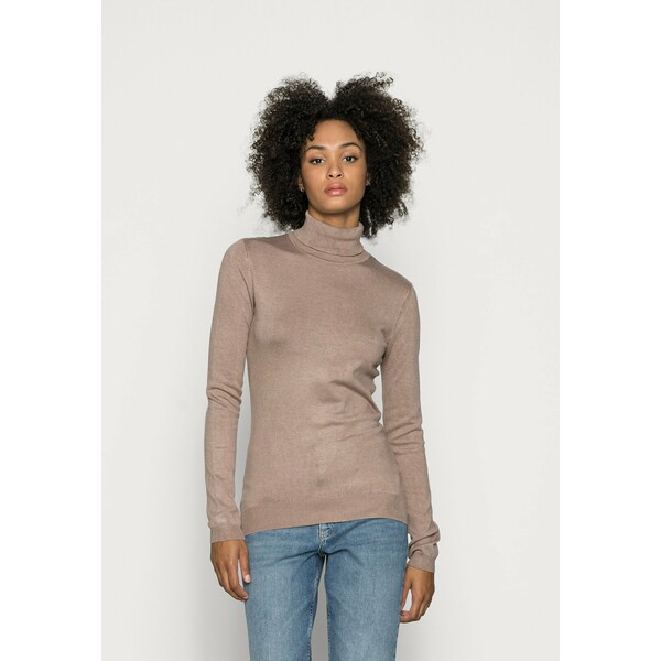 Anna Field BASIC- TURTLE NECK Sweter taupe AN621I0FC