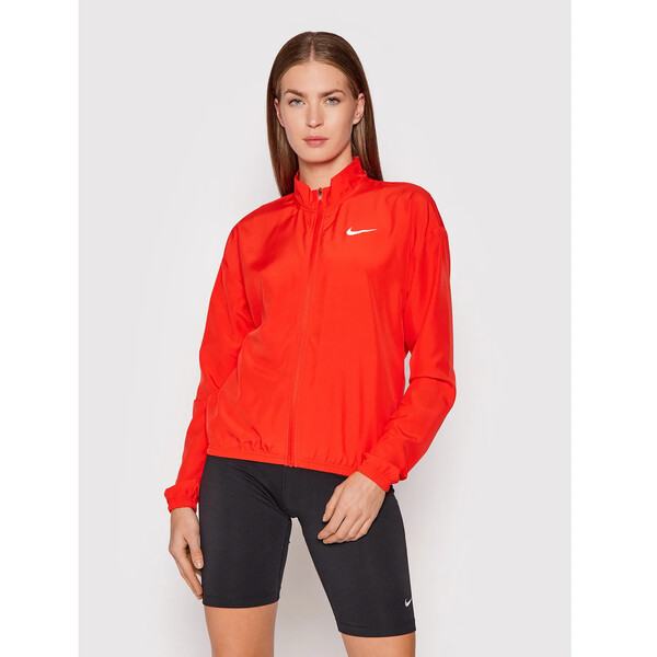 Nike Kurtka do biegania Swoosh Packable DD4925 Czerwony Regular Fit