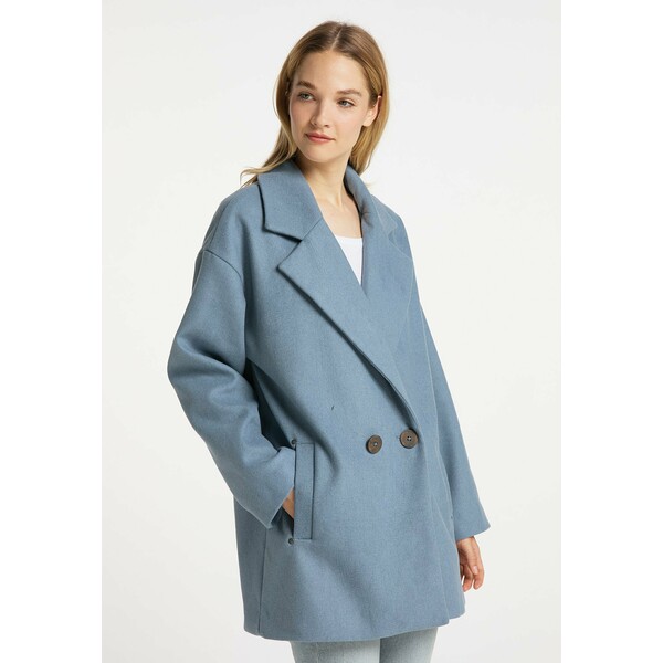 DreiMaster Krótki płaszcz graublau 4DR21G09B