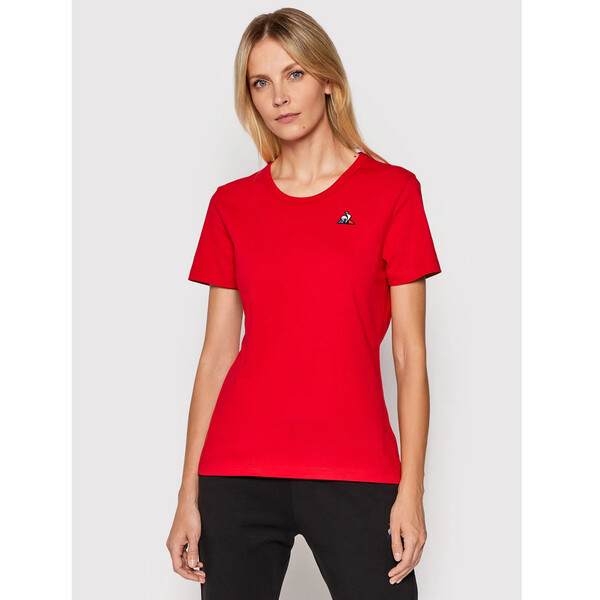 Le Coq Sportif T-Shirt 2110386 Czerwony Regular Fit