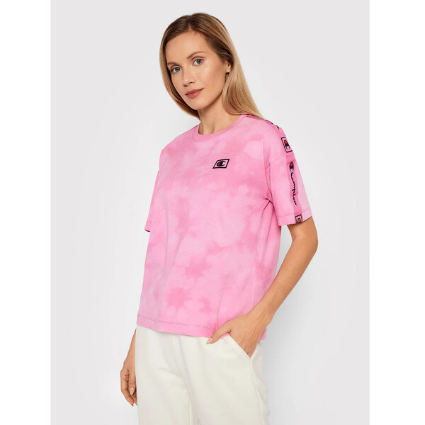 Champion T-Shirt 114761 Różowy Custom Fit