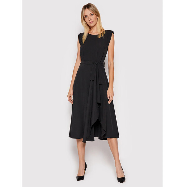Rinascimento Sukienka koktajlowa CFC0104832003 Czarny Regular Fit