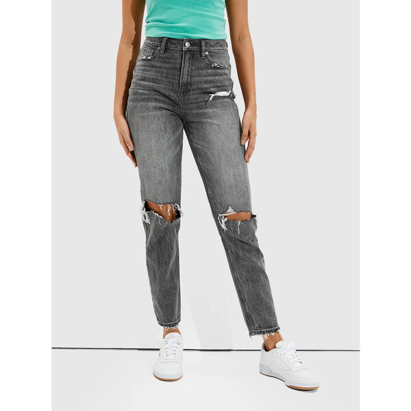 American Eagle Jeansy 043-0436-3503 Szary Relaxed Fit