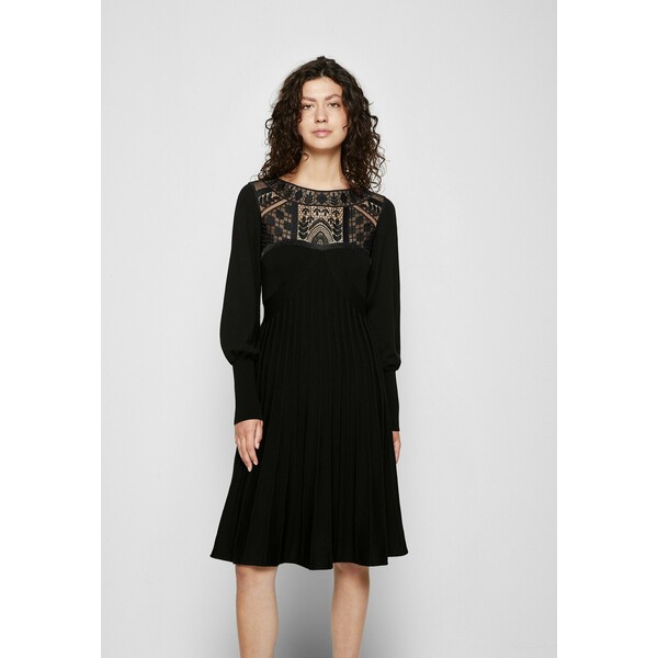 Alberta Ferretti UNITARD Sukienka koktajlowa black AF321C01Y