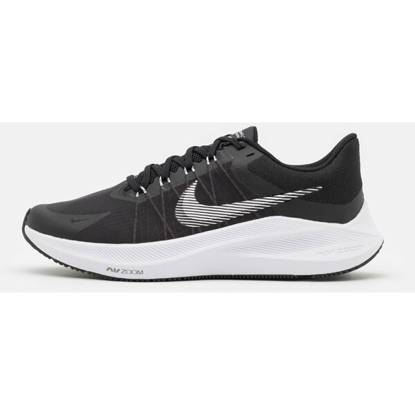 Nike Performance WINFLO 8 Obuwie do biegania treningowe black/white/dark smoke grey N1242A25U-Q13