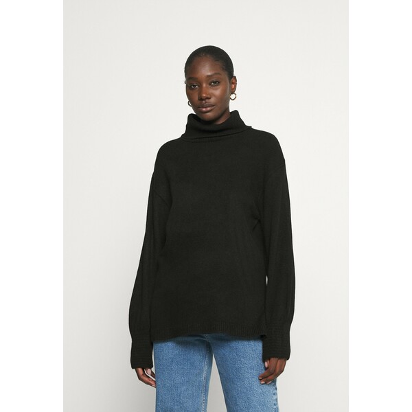 Anna Field Long line turtle neck Sweter black AN621I0FO