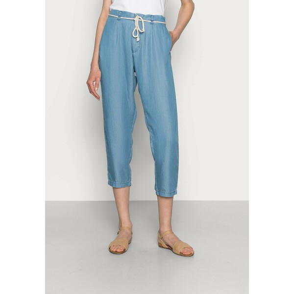 Springfield Spodnie materiałowe medium blue FI021A02Q