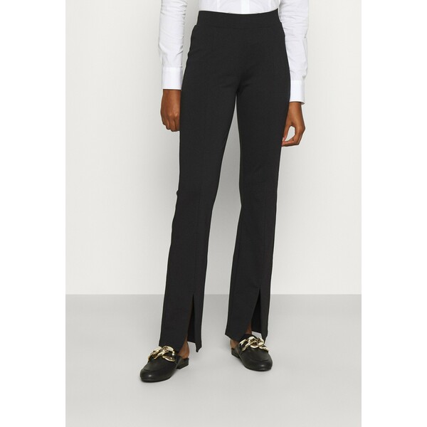 ONLY Tall ONLCIANA LIFE FLARED SLIT PANT Spodnie materiałowe black OND21A04Y