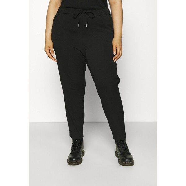 Vero Moda Curve VMMAYA LOOSE STRING PANT Spodnie materiałowe black VEE21A02U