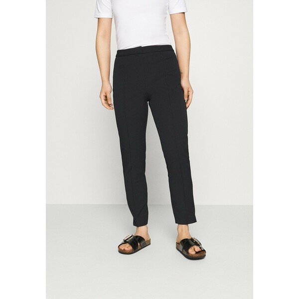 Selected Femme Petite SLFILUE PINTUCK PANT Spodnie materiałowe black SEL21A00F
