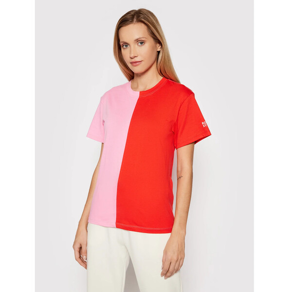 Roxy T-Shirt ROWLEY ERJKT03825 Kolorowy Regular Fit