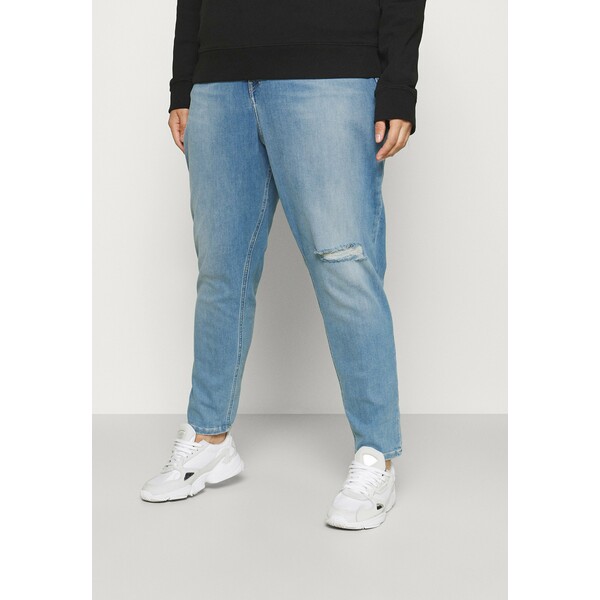 Calvin Klein Jeans Plus HIGH RISE SKINNY ANKLE Jeansy Skinny Fit denim light C2Q21N009