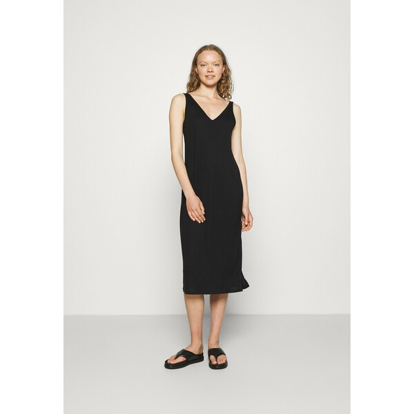 Lindex DRESS YAEL Sukienka z dżerseju black L2E21C01V
