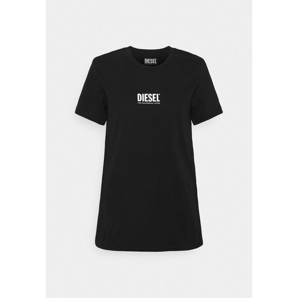 Diesel T-SILY-ECOSMALLOGO T-shirt z nadrukiem schwarz DI121D0FQ