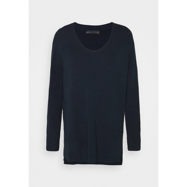 Marks & Spencer London EASY JUMPER Sweter dark blue QM421I04Z