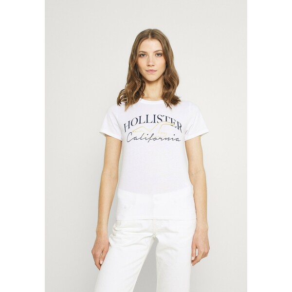 Hollister Co. T-shirt basic white H0421D0C3