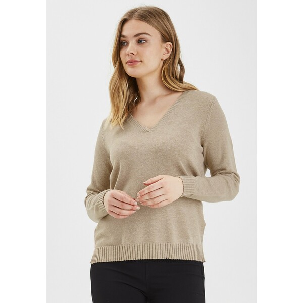 b.young BYNONINA Sweter mottled beige BY221I05L