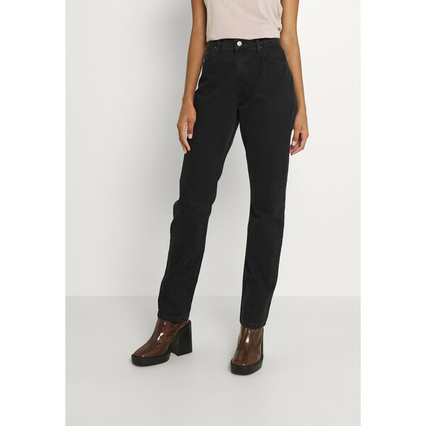 Nly by Nelly CHEEKY Jeansy Straight Leg black NEG21N007