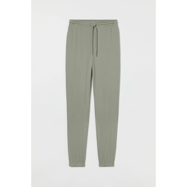 H&M Spodnie piżamowe - Normalna talia - Długość do kostki - -ONA 0536139088 Szałwiowa zieleń