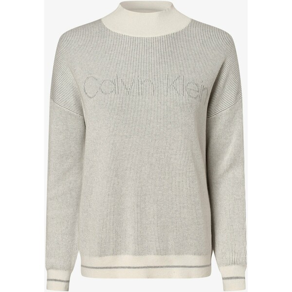 Calvin Klein Sweter damski z dodatkiem kaszmiru 510865-0001