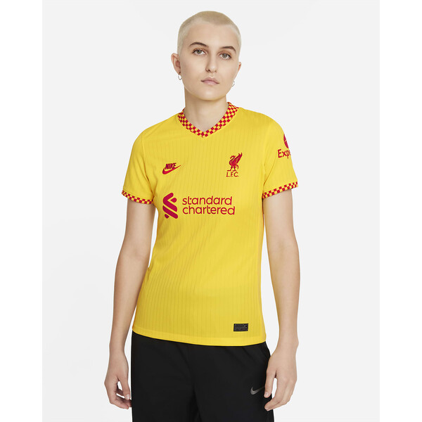 Damska koszulka piłkarska Nike Dri-FIT Liverpool FC 2021/22 Stadium (wersja trzecia)