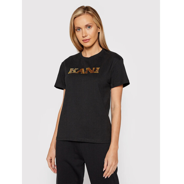 Karl Kani T-Shirt Retro Sequins 6137079 Czarny Regular Fit