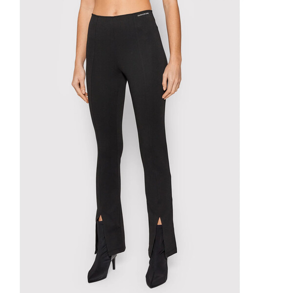 Calvin Klein Jeans Spodnie materiałowe J20J216592 Czarny Slim Fit