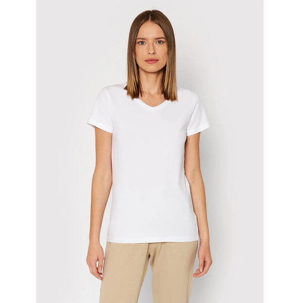 Outhorn T-Shirt TSD604 Biały Regular Fit