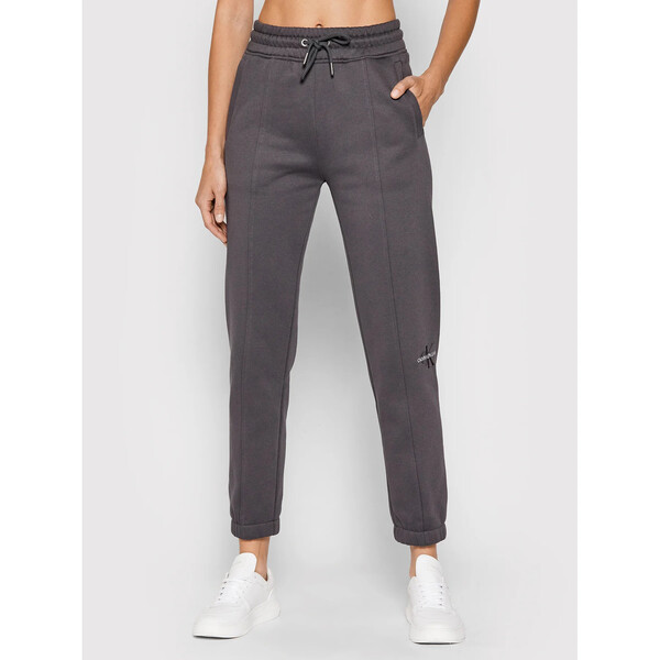 Calvin Klein Jeans Spodnie dresowe Essentials J20J216240 Szary Regular Fit