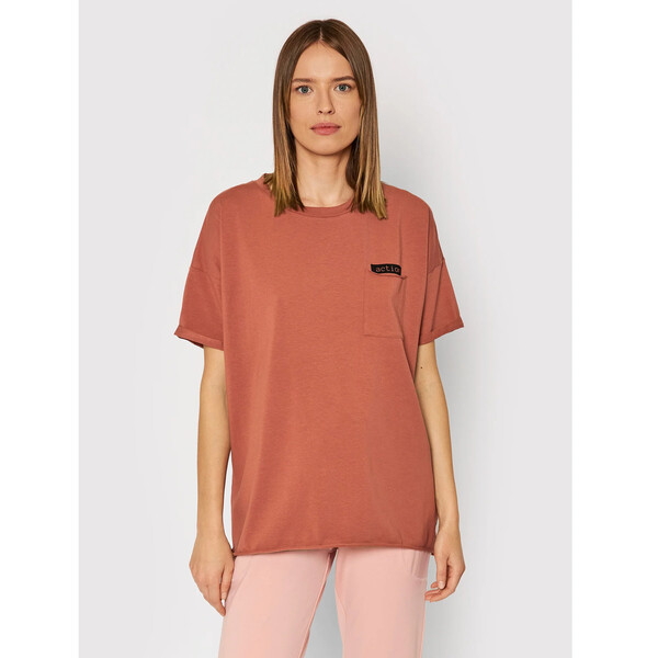 Outhorn T-Shirt TSD614 Różowy Regular Fit