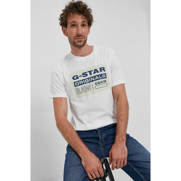 G-Star Raw T-shirt bawełniany D19863.336