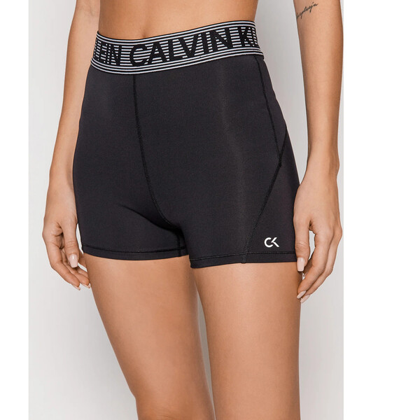 Calvin Klein Performance Szorty sportowe 00GWF1S801 Czarny Slim Fit