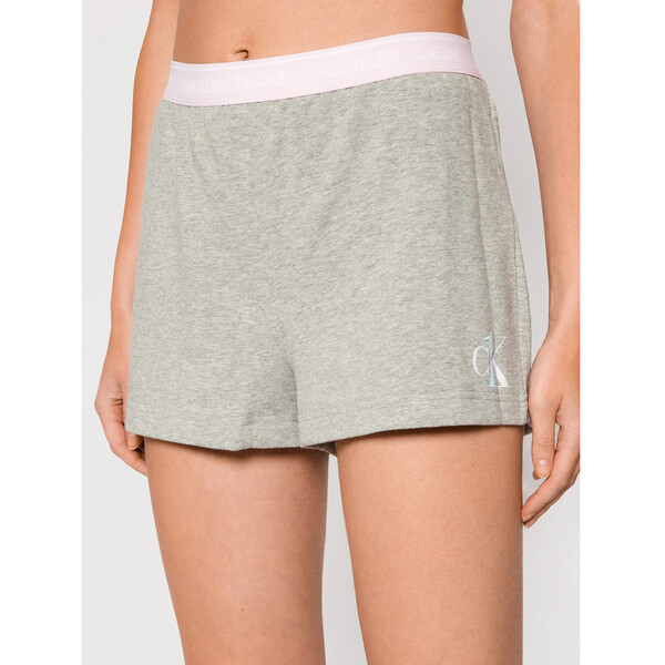 Calvin Klein Underwear Szorty piżamowe 000QS6428E Szary Regular Fit