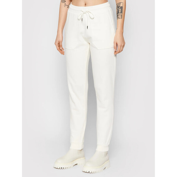 Selected Femme Spodnie dresowe Stasie 16082408 Biały Regular Fit