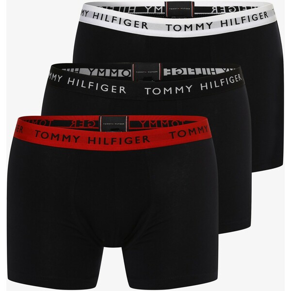Tommy Hilfiger Obcisłe bokserki męskie pakowane po 3 szt. 510466-0003