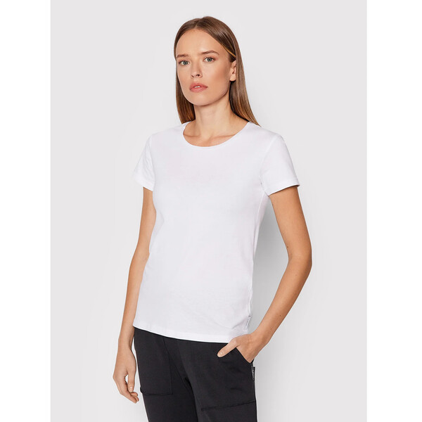 Outhorn T-Shirt TSD606 Biały Regular Fit