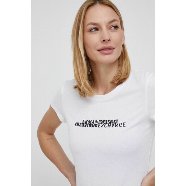 Armani Exchange T-shirt bawełniany 6KYTGT.YJG3Z