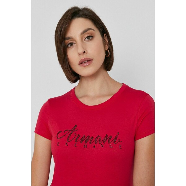 Armani Exchange T-shirt bawełniany 8NYT91.YJG3Z
