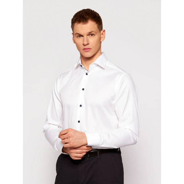 Eton Koszula 300000518 Biały Slim Fit