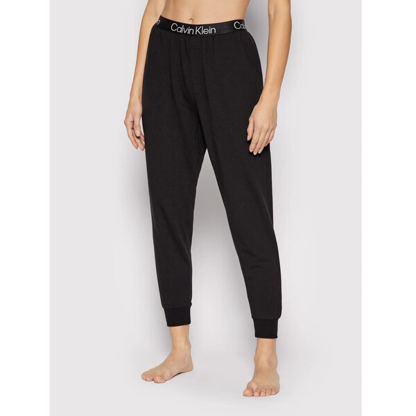 Calvin Klein Underwear Spodnie piżamowe 000QS6757E Czarny Relaxed Fit