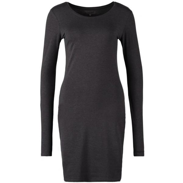 Zalando Essentials Sukienka z dżerseju dark grey melange ZA821C04I-C11