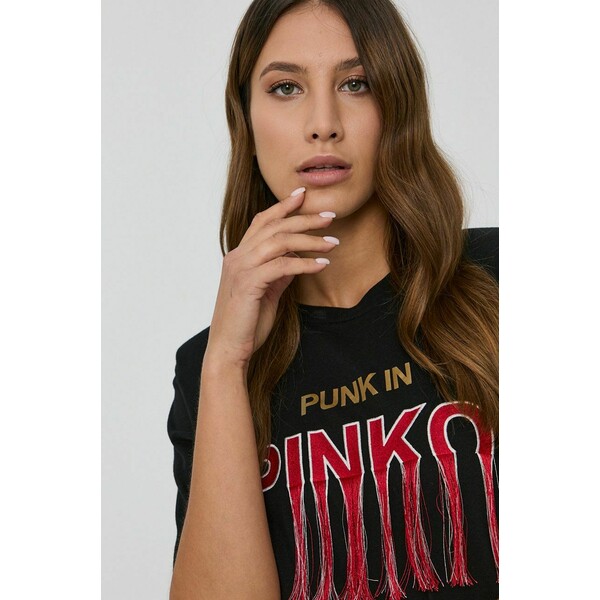Pinko T-shirt bawełniany 1G16UE.Y6K7